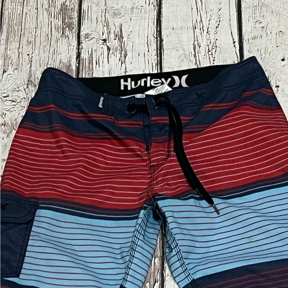 Hurley Multi Color Men's Board Shorts Swim Trunks - Picture 2 of 7